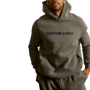 Poids lourd 100% coton sweats à capuche vierges hommes broderie personnalisée Logo hommes 500 Gsm épais unisexe meilleure qualité sweats à capuche - Product Image 1