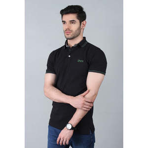 Polo en piqué de coton pour homme, personnalisable avec logo, séchage rapide, respirant, color block, décontracté, manches courtes, fabricant - Product Image 3