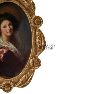 Cadre ovale décoratif en cuivre antique fait à la main en laiton avec peinture de portrait vintage ornée d'un design floral élégant - Product Image 3