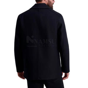 Chaqueta de lana para hombre hecha a medida de gran tamaño más vendida Chaqueta de lana para hombre de precio barato de último diseño - Product Image 3