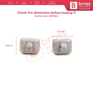 BDP1655-1ที่บังแดด2ชิ้นที่หนีบแบบตะขอสีเทาสำหรับ A1 A3 A4 B7 B8 B9 A5 A6 C6 Q2 Q3 Q5 TT exeo - Product Image 6