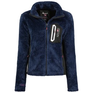 Chaqueta de lana Polar con cremallera especial de Invierno para mujer, chaqueta personalizada ligera, cálida, suave, con bolsillos y cremallera, con logotipo personalizado - Product Image 1