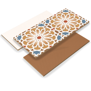 Carreaux muraux émaillés en céramique de style classique Spa de haute qualité 300x600mm Texture solide verte pour une application intérieure traditionnelle - Product Image 4