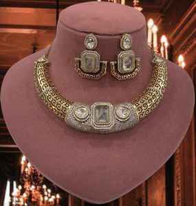 Top Fournisseur Plaqué Or Hasli Collier Ensemble Pour Filles Femmes Fête Porter Ethnique - Product Image 2