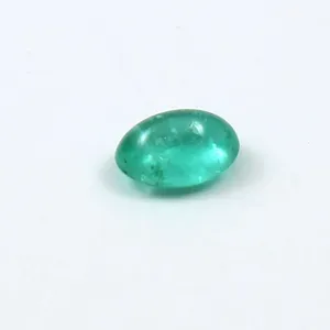 พลอย0.45Cts ทรงไข่มรกตธรรมชาติคุณภาพสูงแซมเบียมรกตสีเขียวมรกตสวยงามขนาด4.2x5.8มม. สำหรับใส่แหวน - Product Image 5