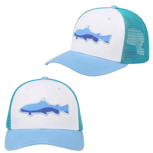 High Quality 6 Panel 3D Embroidery <b>Flat</b> Brim Mesh Trucker Hat Canvas Fitted Snapback <b>Caps</b> for <b>Men</b> In Solid Colors Sports Ca - Product Image 4