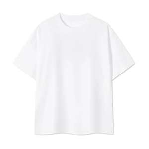 T-shirt en maille décontracté pour homme, 100% coton lavé, effet vieilli, coupe oversize, avec logo frontal en polaire, personnalisable, haute qualité, vente en gros - Product Image 1