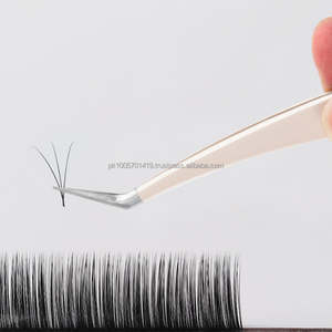 Pinzas Profesionales de Acero Inoxidable con Punta Puntiaguda y Logotipo Personalizado para Extensión de Pestañas - Product Image 5