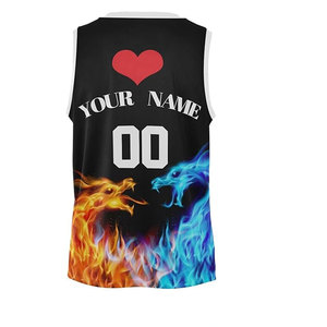 Bajo Moq logotipo personalizado mejor uniforme de baloncesto de tela uniforme de baloncesto cómodo de alta calidad - Product Image 5