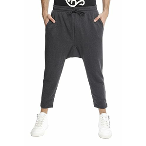 Pantalon de survêtement décontracté personnalisé de haute qualité avec ceinture élastique pantalon de survêtement à l'entrejambe pour hommes pantalon de survêtement respirant à l'entrejambe - Product Image 1