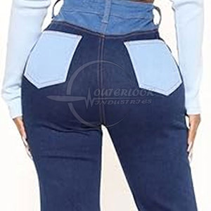 OEM 2025 Pantalon large personnalisé pour femmes, respirant, taille moyenne, décontracté, grande taille, différentes couleurs, techniques de lavage - Product Image 5