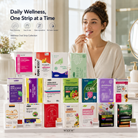 Bandes Dissolvables Orales Glutathion Ashwagandha NAD+ Mélatonine Maca CoQ10 Multivitamines Supplément Tout-en-un