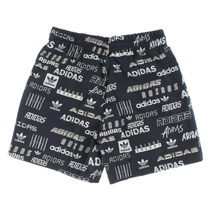 Adidas Originals Sticker Reverse <b>Swim</b> Mens Active <b>Shorts</b> Color: Black/<b>White</b> 100% Authentic - Product Image 3