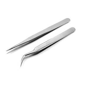 High Quality Straight Curved Eyelash Tweezers Set Essential Tools Precise Lash <b>Application</b> Featuring Volume Fiber Private <b>Label</b> - Product Image 3