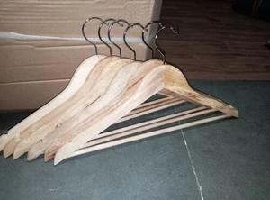 Crochets en bois massif brun clair, crochets simples pour vêtements, logo personnalisé, meilleure qualité, faizacraft personnalisable - Product Image 4