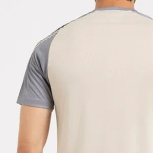 Venta al por mayor Slim Fit 100% algodón hombres camiseta 280GSM poliéster pesado con timbre sublimado brazos 100% patrón sólido - Product Image 5