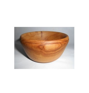 Ensemble de 3 plats de table de forme ronde au design élégant bol de service alimentaire de qualité exclusive bol en bois de taille mini - Product Image 3