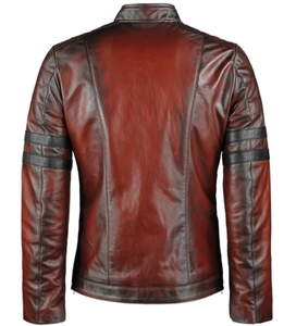 2024 <b>Winter</b> Heavyweight American Vintage Zipper Leather Casual Leather <b>Jacket</b> for <b>Men</b> Loose <b>Jacket</b> Latest Design Leather <b>Jacket</b> - Product Image 4