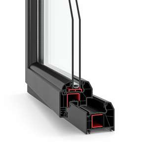 Portes et fenêtres en PVC sur mesure de conception européenne |   Système de fenêtres en PVC à haute efficacité énergétique avec garantie de 5 ans - Product Image 3
