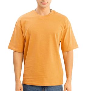 Camiseta de Manga Corta de Algodón para Hombre, Talla Grande, Ligera, Transpirable, de Color Sólido, Camiseta Extra Grande para Hombre, Tejido de Punto - Product Image 3