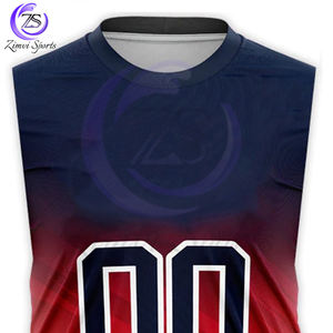 Completamente sublimado mejor proveedor de calidad superior nuevos adultos usan nueva moda al por mayor tasa de desgaste del equipo deportivo 7 en 7 uniformes - Product Image 4