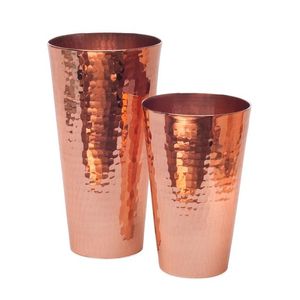 Tasse à bière de fête personnalisée empilable à paroi unique gobelet à eau en métal en verre et cuivre avec cruche - Product Image 3