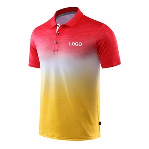 Qualité supérieure pour l'impression par sublimation de teinture personnalisée Polo pour hommes Fit 100% Polyester Spandex t-shirt Polo - Product Image 2