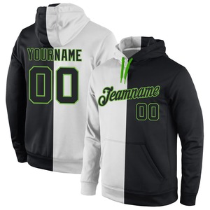 Direct Industry Wholesale 3D Embroidered Custom Stitched Black <b>White</b>-Gray Sports Pullover <b>Sweatshirt</b> Hoodie - Product Image 2