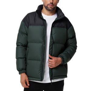 Outdoor Warm Custom Windbreaker Waterproof Bubble Padded Men's <b>Jackets</b> Work Wear <b>Quilted</b> Down Winter Puffer <b>Jacket</b> For Men - Product Image 2
