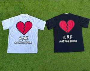 Versátil ocio deportes hombres camiseta suelta cómoda Jersey tela pantalla de seda absorción de sudor fabricación de ropa - Product Image 2