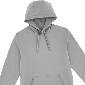 Sudadera con capucha gris claro jersey de lana unisex con capucha de algodón mejor logotipo personalizado liso grueso cálido invierno ropa casual Sudadera con capucha proveedor OEM - Product Image 3