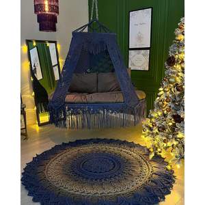 Sillón Colgante Individual Grande y Cómodo para Uso en Interiores y Exteriores, para Sala de Estar, Patio, Muebles de Metal para Exteriores - Product Image 2