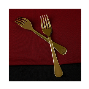 Hotel vajilla latón tenedor cuchara Vintage boda oro pulido para tamaño personalizado precio barato - Product Image 6