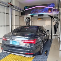 Máquina de Lavado de Autos Eléctrica de Alta Presión 360° Sin Contacto, Automática, de Acero Inoxidable, Venta Directa de Fábrica de la Marca HK