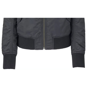 Chaqueta Bomber para Hombre Personalizada al por Mayor OEM, Chaqueta Cortavientos de Nailon Bordada Transpirable MA1, Chaqueta Bomber Personalizada para Hombre - Product Image 3