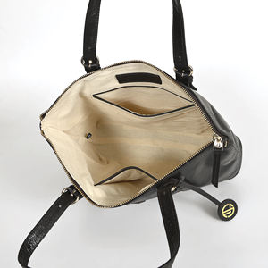 Women's Stylish Casual PU Leather Tote <b>Bag</b> Zippered Pockets Adjustable Straps <b>Large</b> Capacity Shopping Handbag Durable - Product Image 5