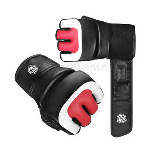 Gants d'entraînement professionnels pour hommes MMA sur mesure et dernière conception gants MMA en cuir Pu meilleurs gants en cuir MMA - Product Image 2