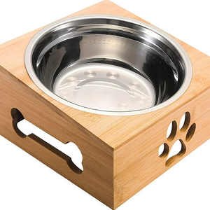ชามและเครื่องให้อาหารสุนัขรูปทรงกลมทำจากสเตนเลสสำหรับสัตว์เลี้ยงผลิตจากอินเดีย - Product Image 2