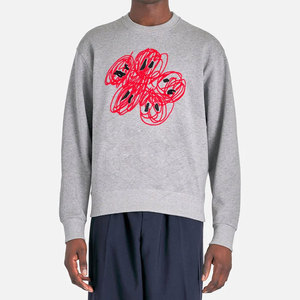 Sudadera de secado rápido para hombre superventas, jersey de cuello redondo de alta calidad, sudaderas de invierno ODM de Color único, técnicas teñidas lisas - Product Image 1