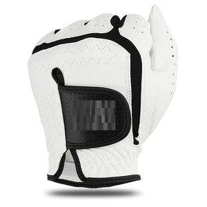 Custom Design Logo Soft Breathable 100% Real Cabretta Sheepskin Leather Golf <b>Glove</b> Men <b>Women</b> Left Hand Golf Accessories <b>Gloves</b> - Product Image 2