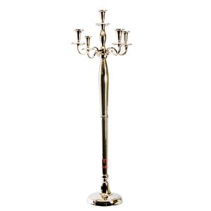 Candélabre de sol haut 5 bras vente chaude candélabre fait main en métal nouveau Design pour la décoration - Product Image 1