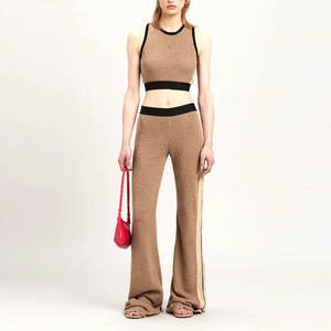 2025 Vente en gros de pantalons de survêtement évasés Slim Fit pour femmes dans de nouvelles couleurs Plus Tailles Quick Dry Summer Wear-OEM Serviced - Product Image 4