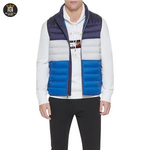 Chaleco acolchado de lona para hombre de invierno, chaqueta de alta calidad impermeable Reversible acolchado OEM personalización - Product Image 2
