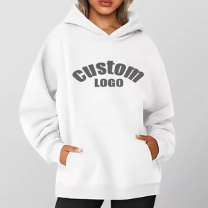 Sudadera con Capucha Personalizada de Fábrica, 420 g/m², Alta Calidad, 100% Algodón, Ecológica, para Mujer, con Cordón, Estampado Puff, para Invierno - Product Image 6