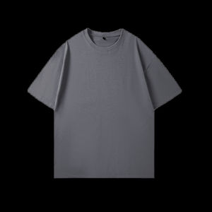 Camisetas ajustadas para hombre con logotipo personalizado al por mayor, camisetas de manga corta de algodón pesado de talla grande, respetuosas con el medio ambiente y transpirables - Product Image 4