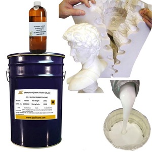 Cetakan membuat karet silikon cair untuk plester semen beton Rein patung cetakan - Product Image 4