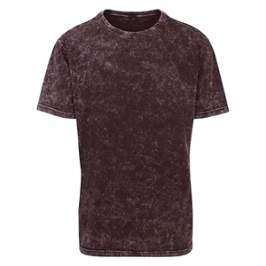 Custom Acid Wash Men T-<b>shirt</b> Distressed <b>Waffle</b> Long Drop Shoulder Double Layer 100% Cotton Crew Neck Anti-Pilling Canvas 2026 - Product Image 4