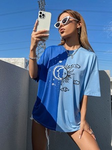 Recién llegado, camiseta para mujer, camiseta de poliéster y algodón de calidad superior para mujer, Camisetas hechas a medida al por mayor - Product Image 5