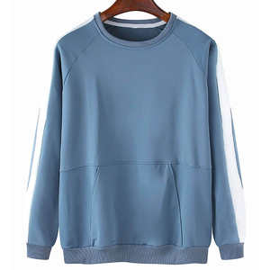 Nouveauté 2025 Sweat-shirt pour homme en molleton français, design personnalisé, décontracté, bande latérale, panneau multicolore, sweat-shirt uni unisexe - Product Image 1