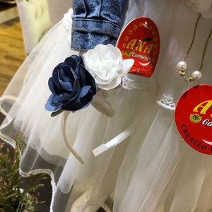Robe en jean pour enfants de 4 à 7 ans, vêtements fantaisie pour petites filles, nouvelle collection - Product Image 3